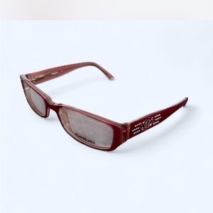 New bebe Eyeglass Frames with Jeweled Sides Rose | Champagne Toast | Pink